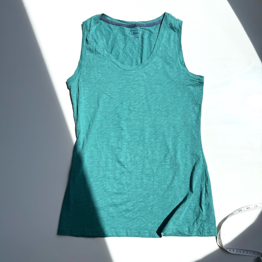 L.L. Bean Teal Tank Top, S